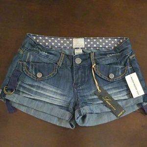 Arden B denim shorts